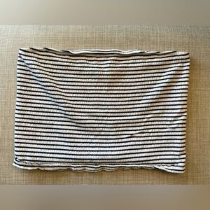 American Eagle Outfitters Black and White Striped Tube top